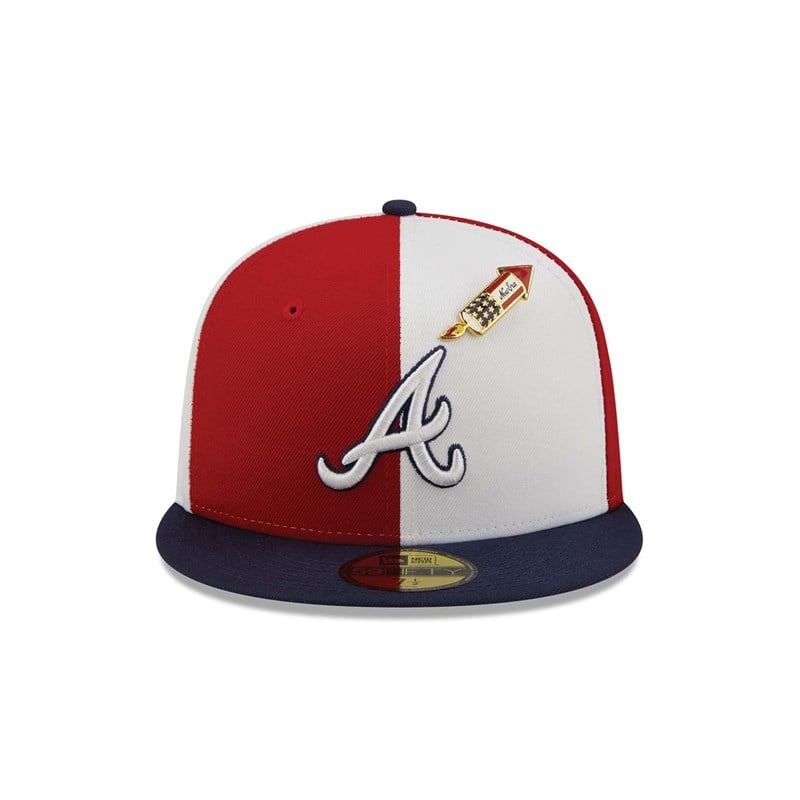 New Era Atlanta Braves Pinwheel Hat 7 1/2