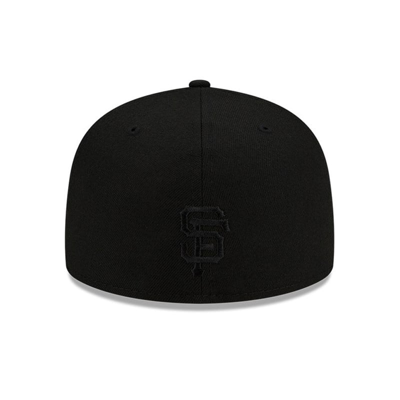 New Era 59FIFTY San Francisco Giants Team Fire Fitted Hat Black